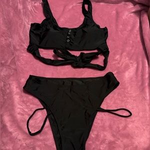 High waisted bikini swim suit